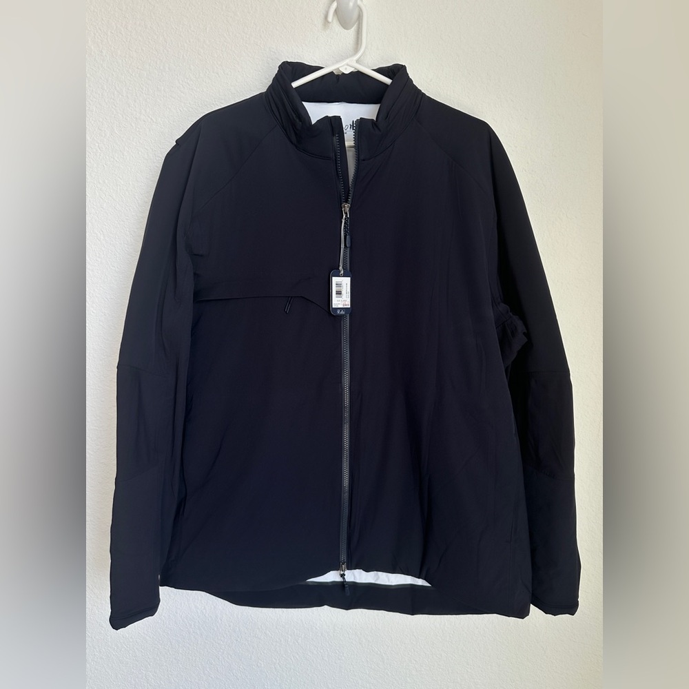 NWT Johnnie-Oโ Performance Mens Folsom Rain Jacket Navy XL retails $398 hooded - Picture 6 of 17